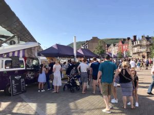 Great feedback for the first Port Talbot market